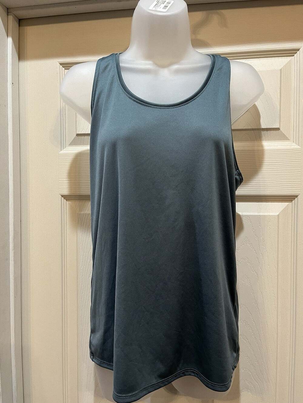 Athletic Works Women's Size Medium Active Racerback Green Tank